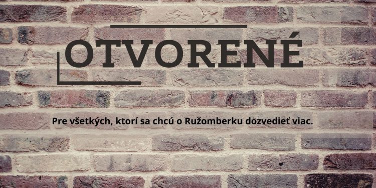 V Ružomberku vznikol nový online portál