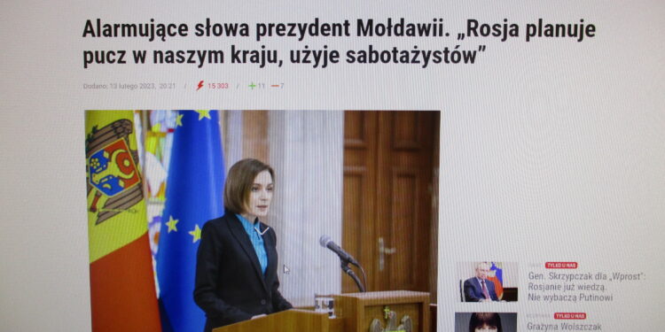 Moldavské šumy zachytili aj poľské agentúry 